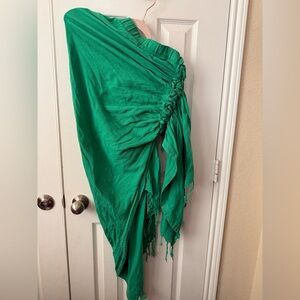 Just bee queen green cover up skirt XS